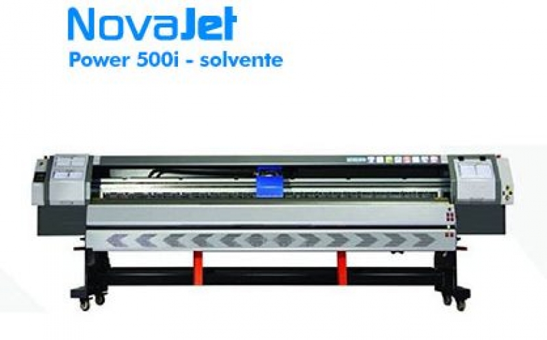 Projetada para impresses de qualidade em alta velocidade, chega ao mercado a impressora solvente de grande formato Novajet Power 500i